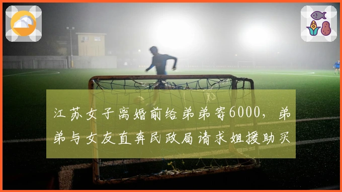 江苏女子离婚前给弟弟寄6000，弟弟与女友直奔民政局请求姐援助买房首付